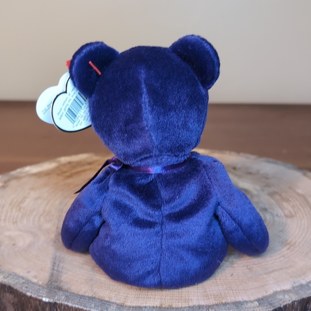 Ty Beanie Baby PRINCESS Diana Of Wales Teddy Bear - Retired Collectible 🌹💜 - Picture 5 of 10